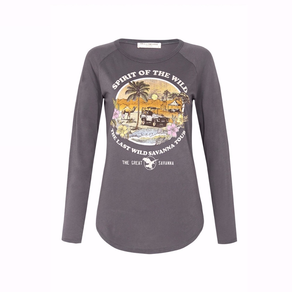 ❤️ Spell ❤️ Spirit of The Wilderness Raglan Tee - Picture 4 of 8